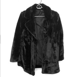 Black Faux Fur Jacket